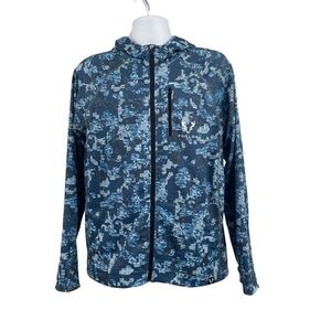 Forloh Mens SolAir Technical Hunting Hoodie, Sea Clear Blue Camo, Size M